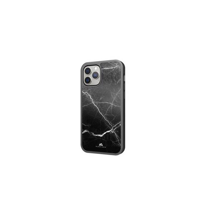 BLACK ROCK Backcover Protective Marble (iPhone 13 Pro Max, Schwarz)