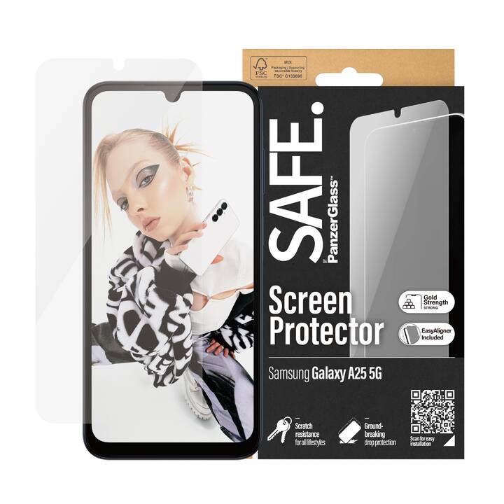 SAFE. Film de protection d'écran Ultra Wide Fit (Galaxy A25 5G, 1 pièce)