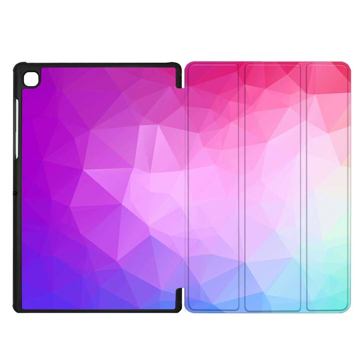 EG coque pour Samsung Galaxy Tab A7 Lite 8.7" (2021) - violet - géométrique