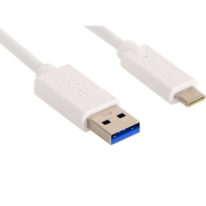 SANDBERG 136-15 USB-Kabel (USB 3.0 Typ-C, USB-C, 1 m)