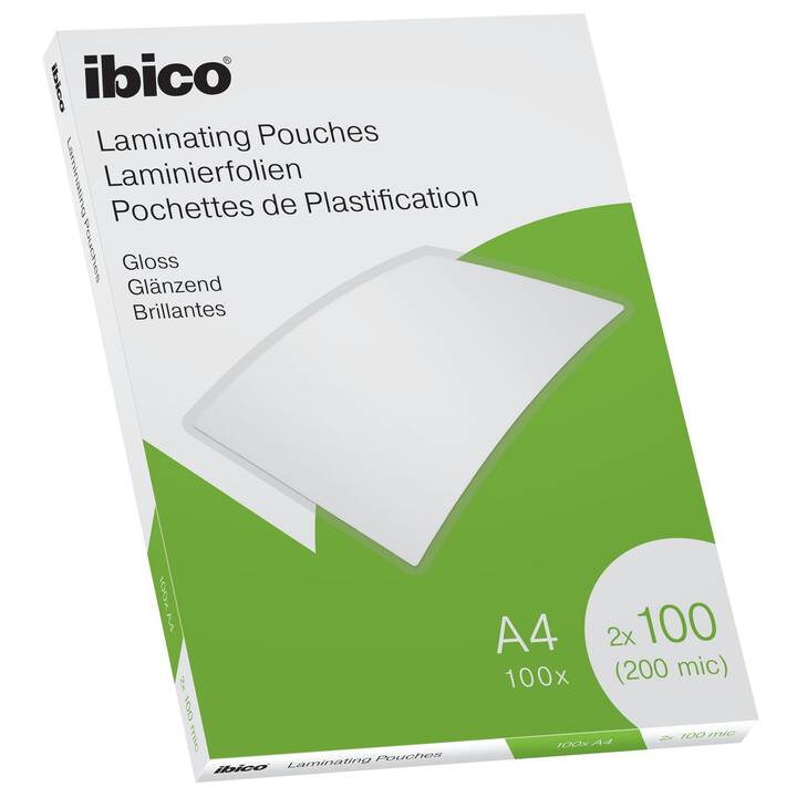IBICO Films de plastification (A4, 100 µm, 100 pezzo)