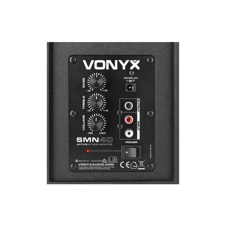 VONYX SMN40B (100 W, Monitorlautsprecher, Gelb, Schwarz)