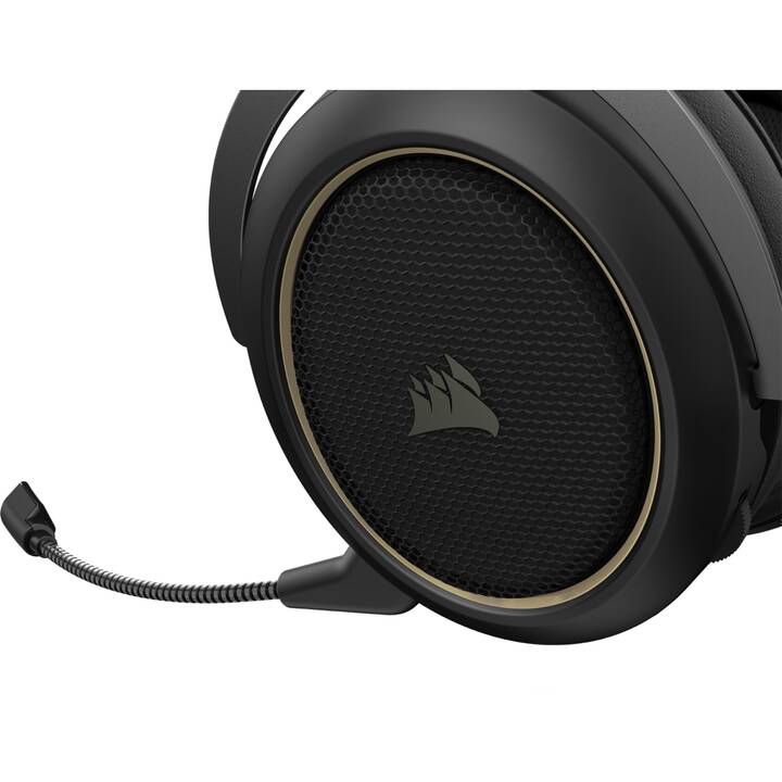 CORSAIR HS70 Pro 7.1 (Over-Ear, Crema, Nero)