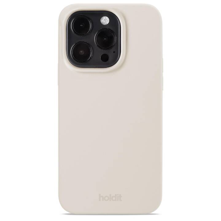 HOLDIT Backcover (iPhone 15 Pro, Helles Beige)
