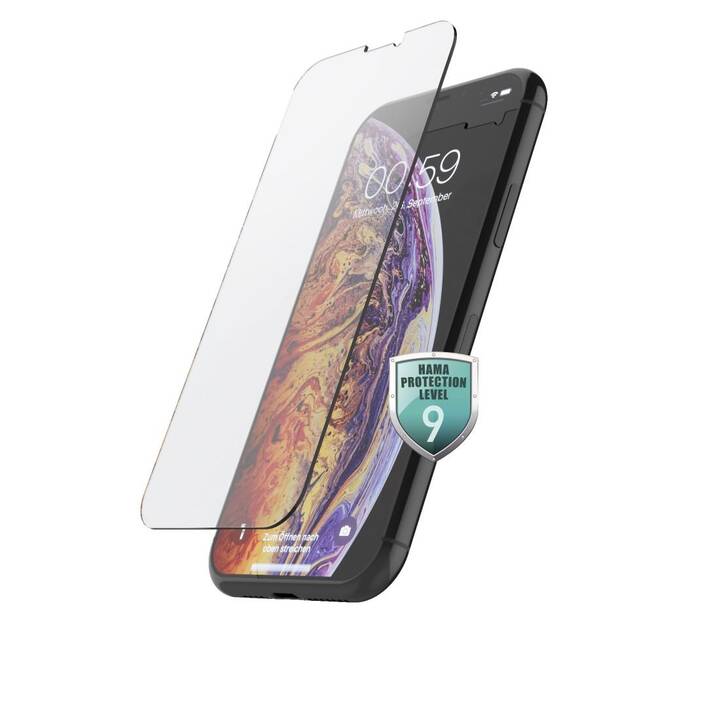 HAMA Verre de protection d'écran Premium Crystal Glass (iPhone 11 Pro, iPhone XS, iPhone X, 1 pièce)
