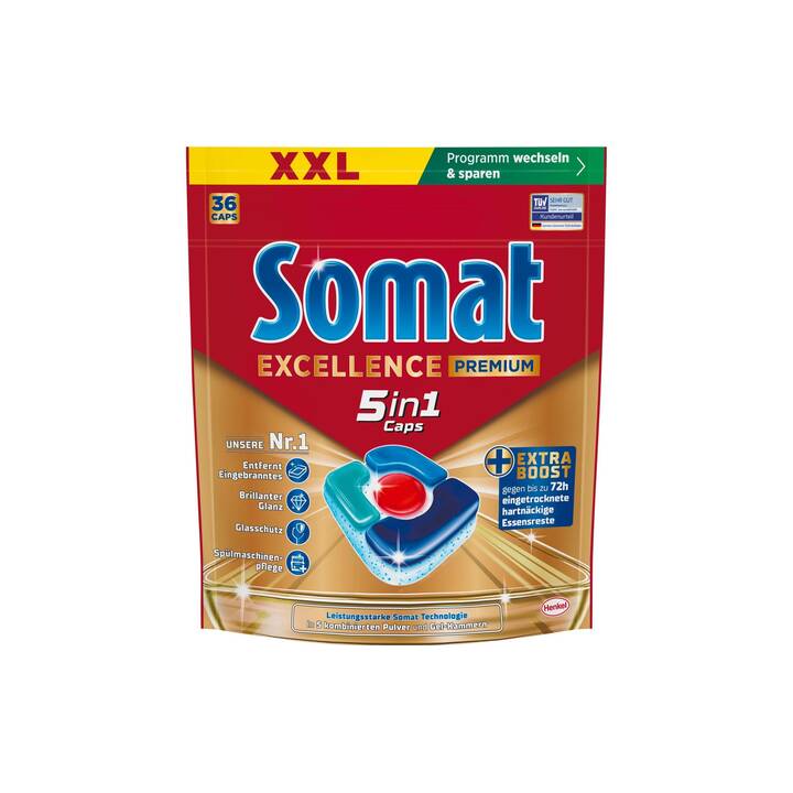 SOMAT Spülmaschinenmittel Excellence Premium 5in1 (36 Tabs) - Interdiscount
