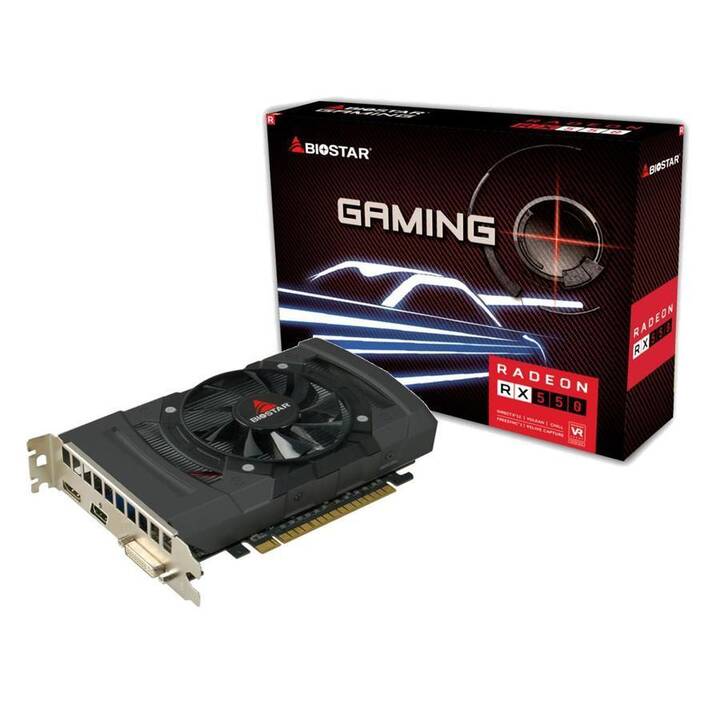 BIOSTAR AMD Radeon RX 550 (4 Go)