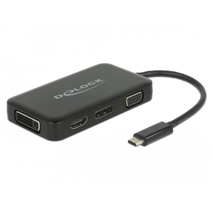 DELOCK Adaptateur vidéo (DVI-D, HDMI, DisplayPort)