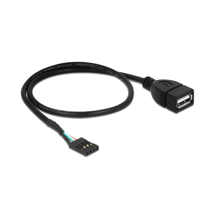 DELOCK USB-Kabel (USB 2.0, 0.4 m)