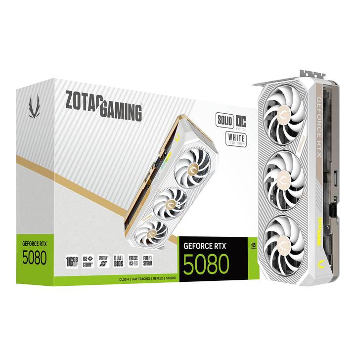 ZOTAC Gaming Nvidia GeForce RTX 5080 Solid OC FH Trio (16 GB