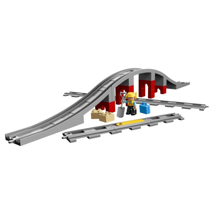Pont ferroviaire et rails LEGO DUPLO (10872)