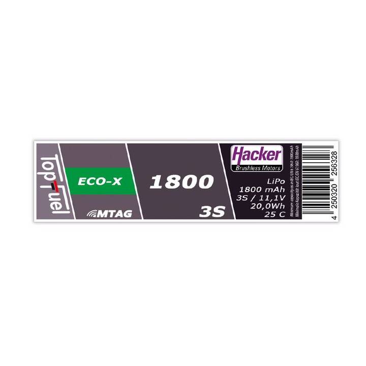 HACKER Accu RC H91800341 (LiPo, 1800 mAh, 11.1 V)