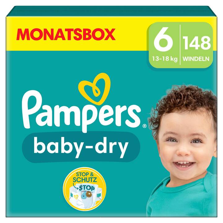 PAMPERS Baby-Dry Extra Large 6 (148 Stück)