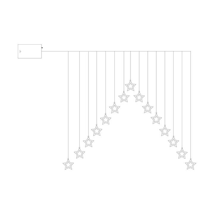 STAR TRADING Lichtervorhang DecyStar (15 LEDs, 125 cm)