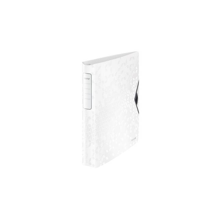 LEITZ Couverture à anneaux Active (A4, 5.2 cm, Blanc)