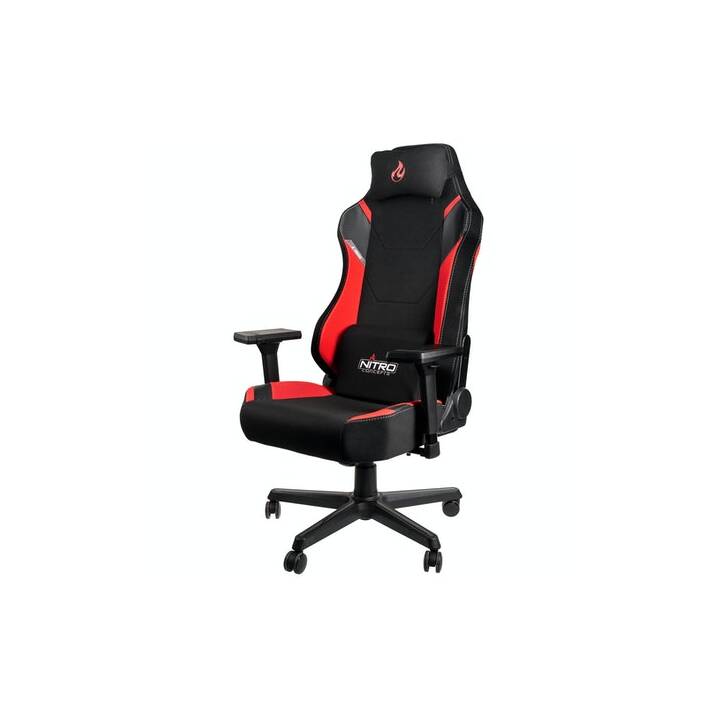 NITRO CONCEPTS Gaming Stuhl X1000 (Schwarz, Rot)