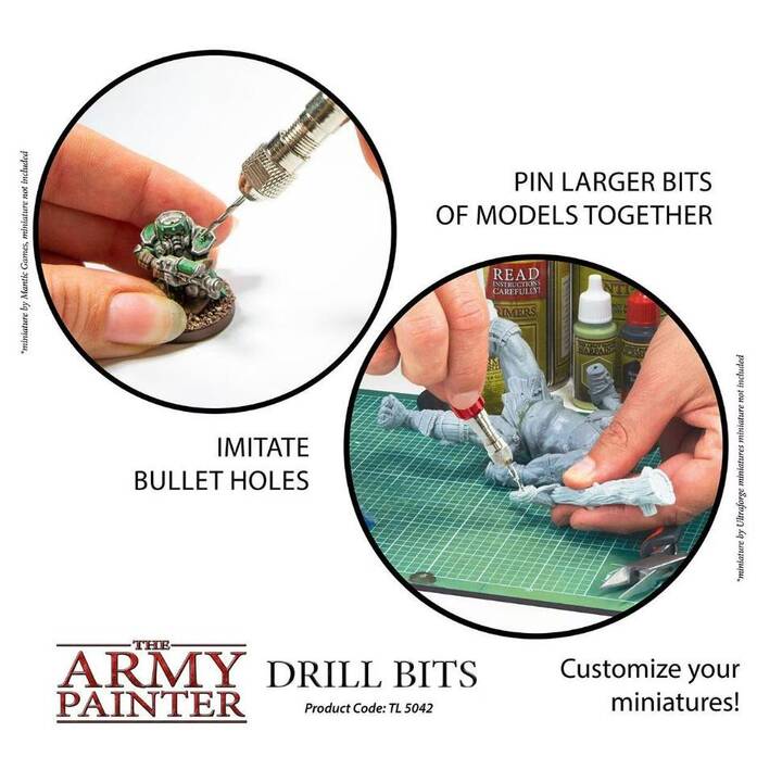 THE ARMY PAINTER Perceuse Bits (10 Parts)