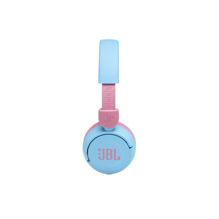 JBL BY HARMAN Jr 310BT Casque d'écoute pour enfants (On-Ear, Bluetooth 5.0, Bleu clair, Rose)