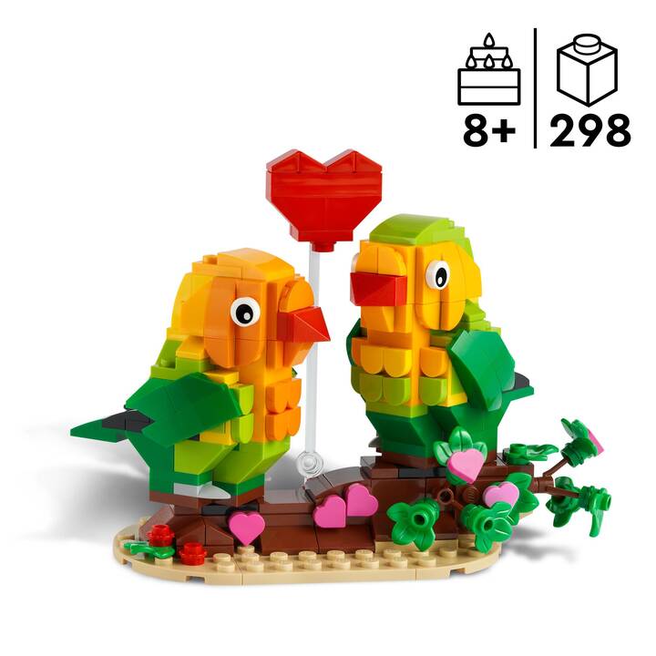 LEGO Icons Valentins-Turteltauben (40522)