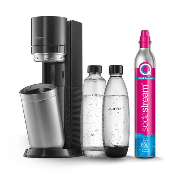 SODASTREAM Duo (60 l, Silber, Schwarz)