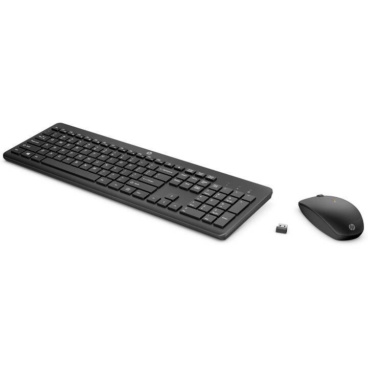 HP Tastatur-Maus-Set Wireless Set 235 (USB, Schweiz, Kabellos)