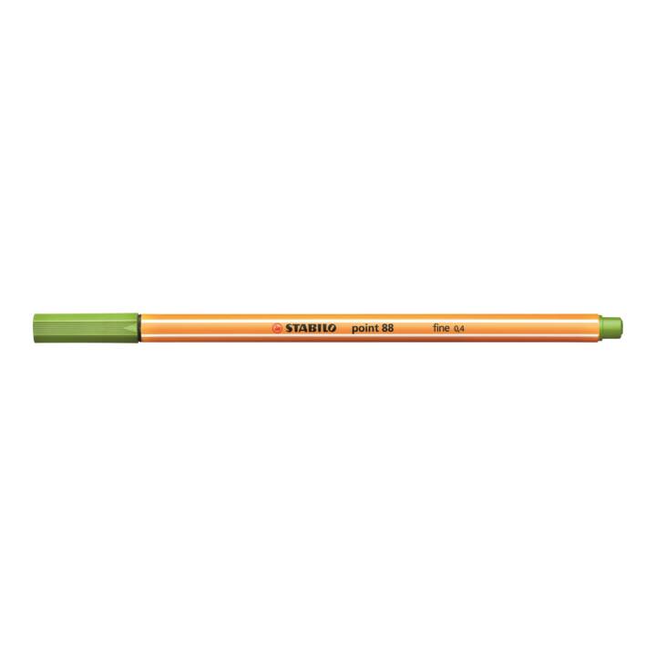 STABILO Point 88 Fineliner, 0,4 mm, Apfelgrün