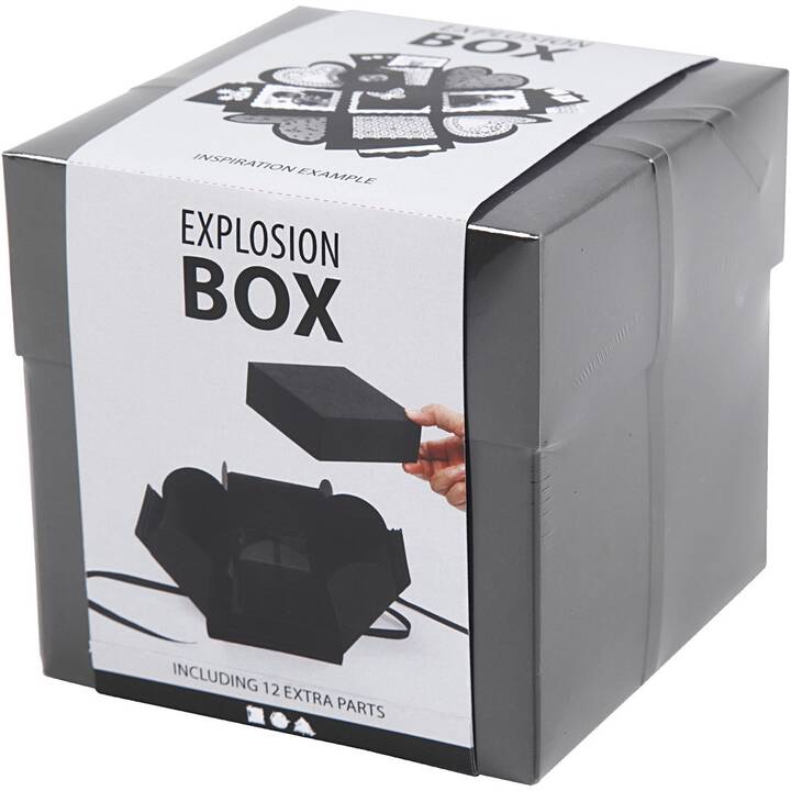 CREATIV COMPANY Scatola regalo Explosion Box (Nero)