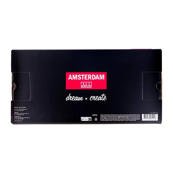 AMSTERDAM Couleur acrylique Set (18 x 120 ml, Multicolore)