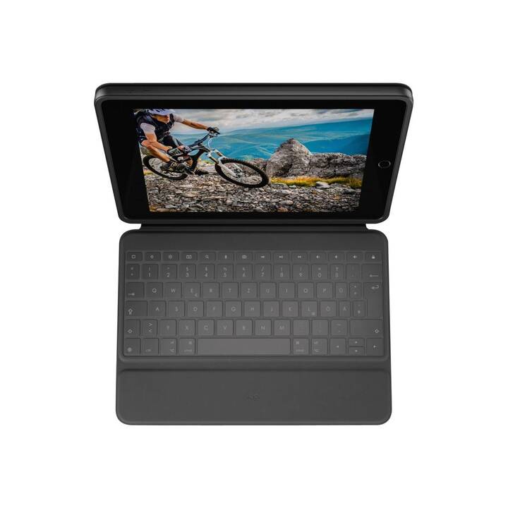 LOGITECH Rugged Folio Type Cover (10.9", iPad (10. Gen. 2022), Nero)