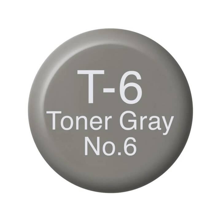 COPIC Encre T-6 Toner Gray No.6 (Gris, 12 ml)