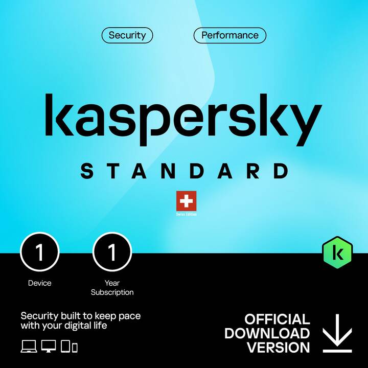 KASPERSKY LAB Standard (Abo, 1x, 12 Monate, Mehrsprachig)