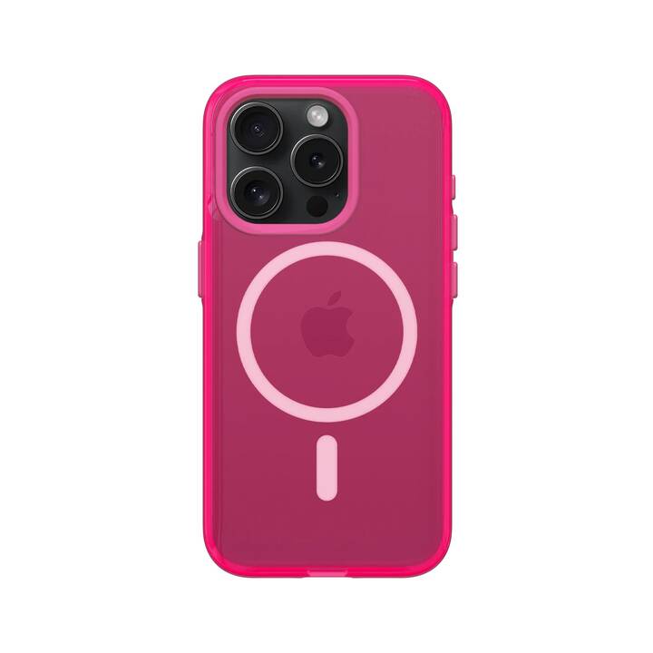 RHINOSHIELD Backcover (iPhone 15 Pro, Transparent, Pink)