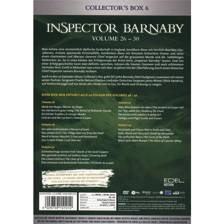 Inspector Barnaby - Collector's Box 6 (DE, EN)