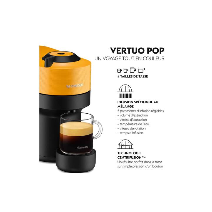 DELONGHI Vertuo Pop (Nespresso Vertuo, Jaune)