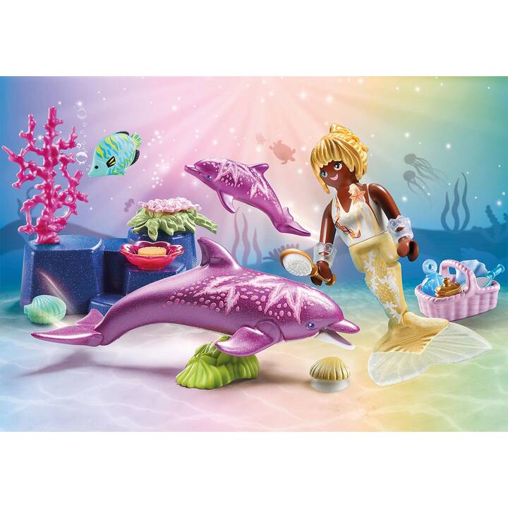PLAYMOBIL Principessa Magica Sirena con delfini (71501)
