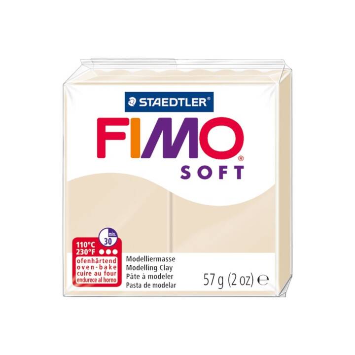 FIMO Pâte à modeler Soft (57 g, Beige)