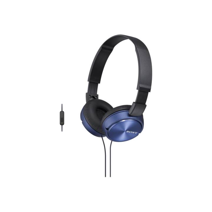 SONY MDR-ZX310L (On-Ear, Bleu, Noir)