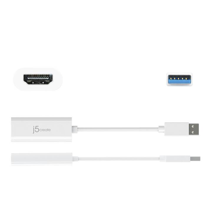 J5 CREATE Adapter (HDMI, USB 3.0 Typ-A)