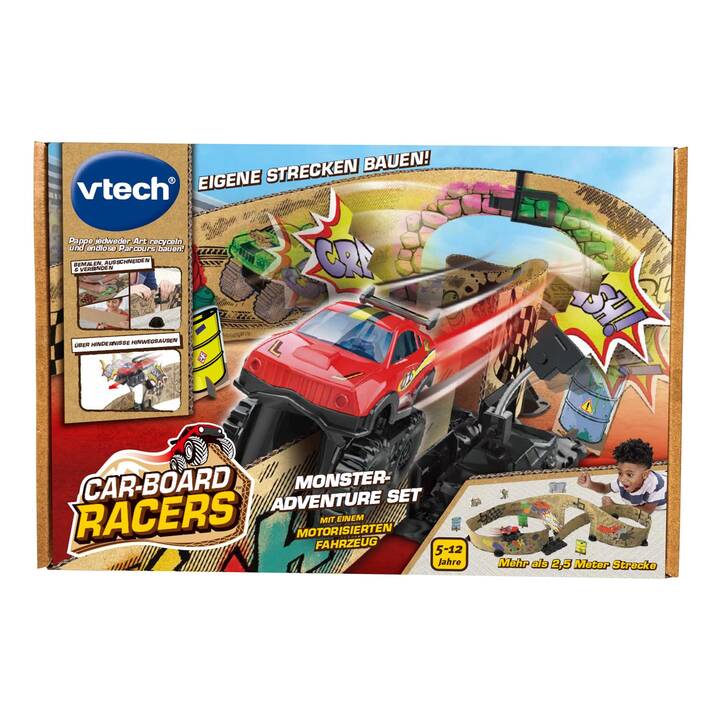 VTECH Car-Board Racers Monster-Adventure Ensemble de véhicule pour jouer