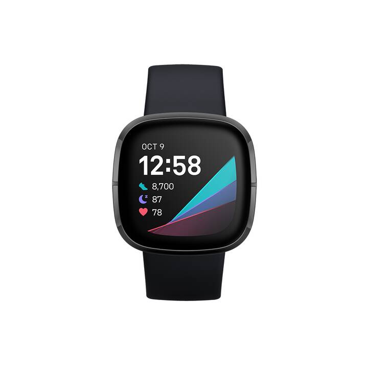 FITBIT Sense (40.48 mm, Acier inox)