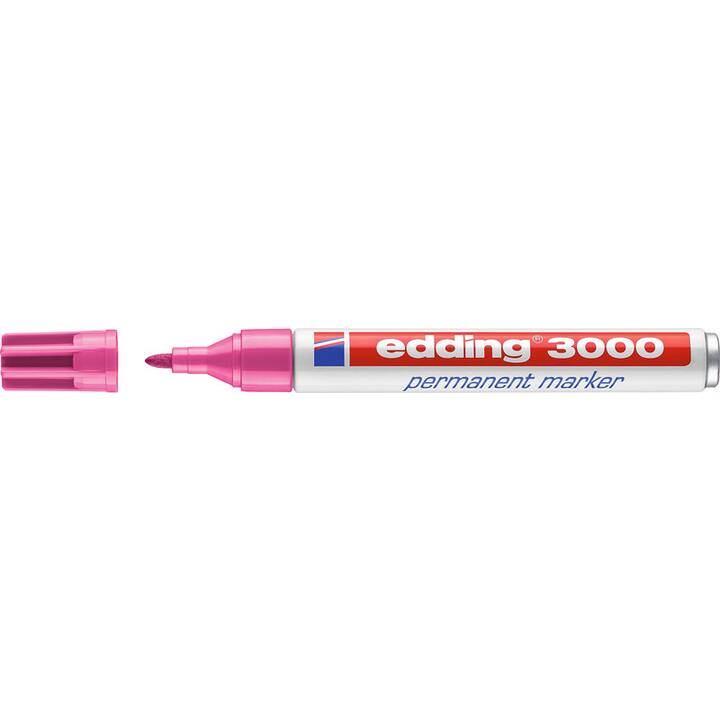 EDDING Marqueur permanent 3000 (Rosé, 1 pièce)