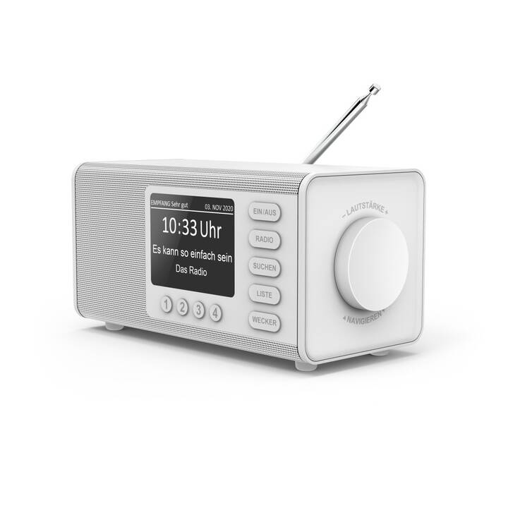 HAMA DR1000DE Radio digitale (Bianco)