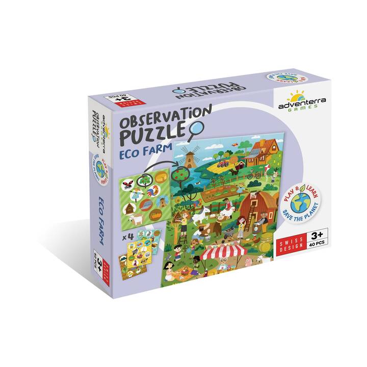ADVENTERRA GAMES Bworld Eco Farm Puzzle (40 x)