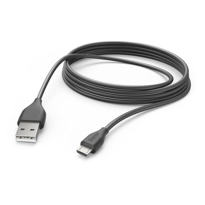 HAMA Kabel (USB Typ-A, Micro USB Typ B, 3 m)