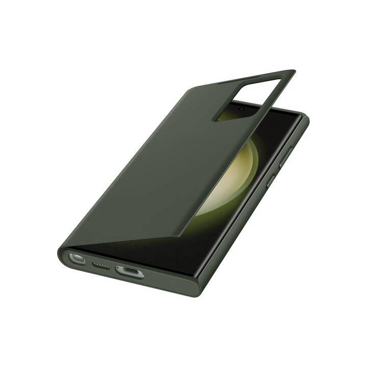 SAMSUNG Flipcover Smart View Wallet Case (Galaxy S23 Ultra, Grün)