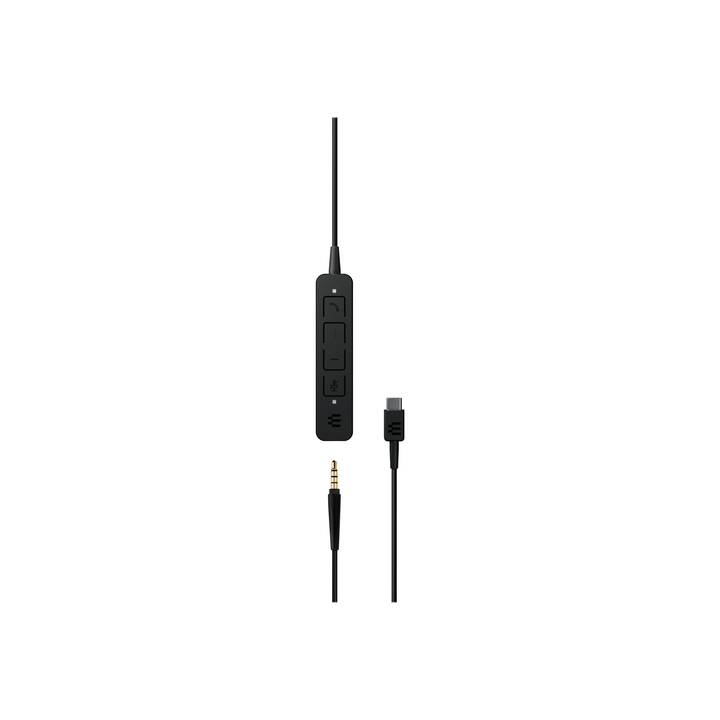EPOS Office Headset Adapt 135 II (On-Ear, Kabel, Schwarz)