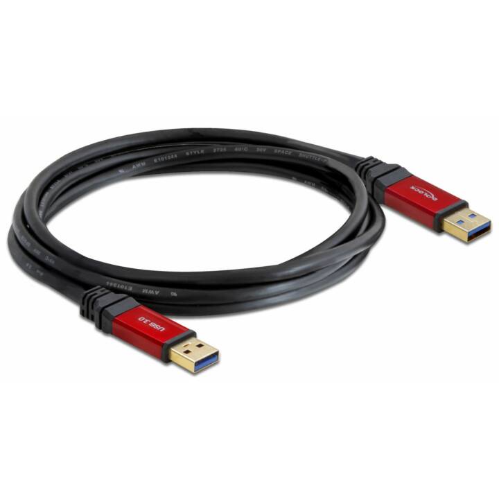 DELOCK USB-Kabel (USB 3.0 Typ-A, USB 3.0 Typ-A, 2 m)