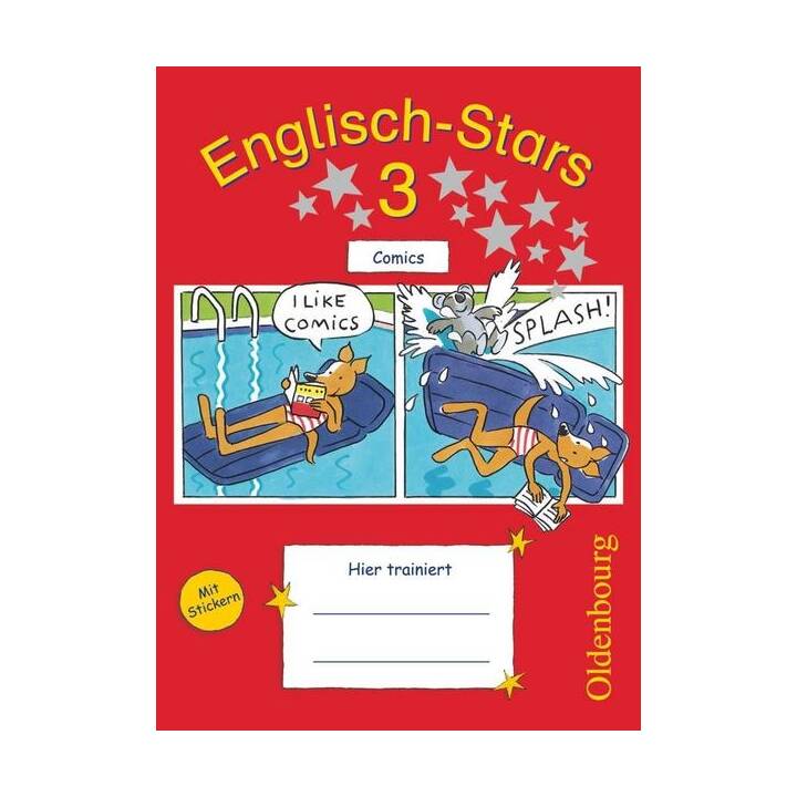 Englisch-Stars, Allgemeine Ausgabe, 3. Schuljahr, Übungsheft Comics, Mit Lösungen