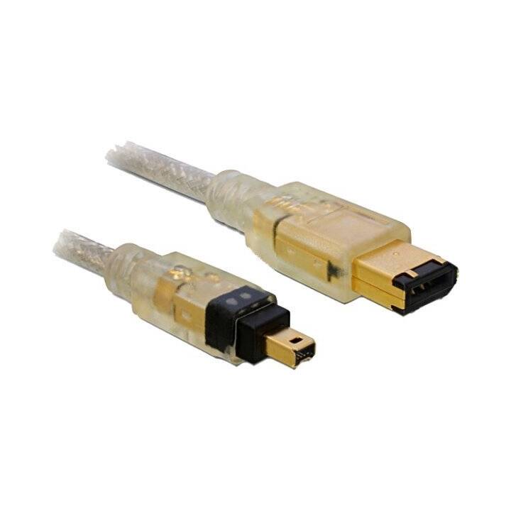 DELOCK Firewire-Kabel (6 Pin, FireWire, 6-polig, 2 m)