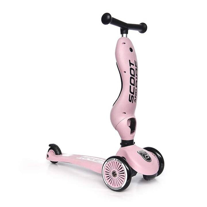 SCOOT AND RIDE Scooter Highwaykick (Noir, Rose)